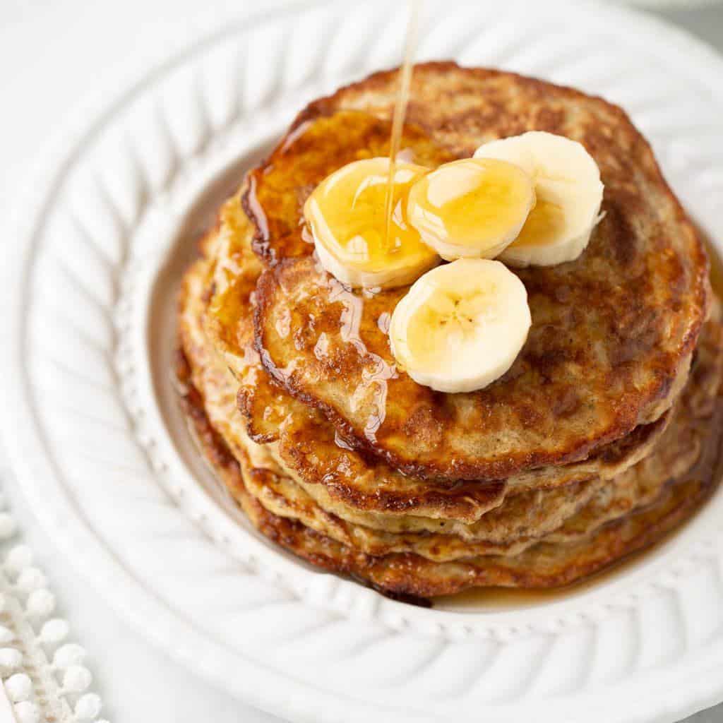 Banana Oat Pancakes