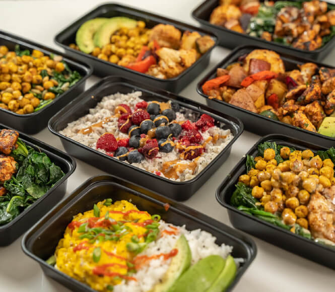 Meal Package #1: Minimum Order of 9 meals a week.